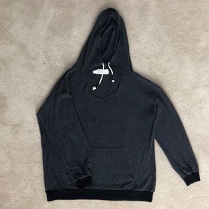 Detailed Hooded Sweater